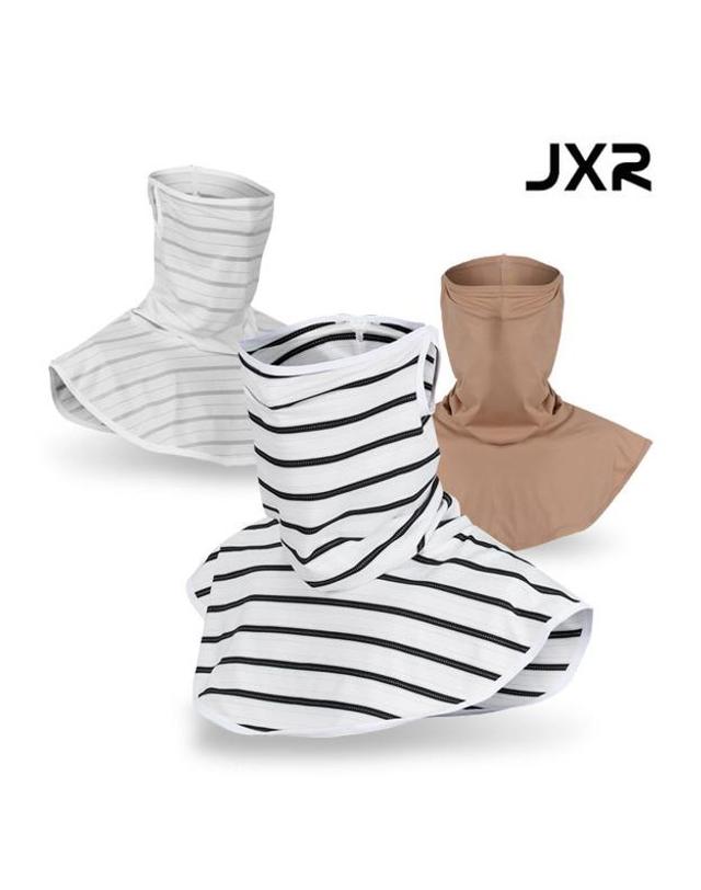 메이저월드 5장1세트/ JXR 숨쉬기편한 알래스카 메쉬 귀걸이 숄더 골프 스포츠 마스크 UV차단 얼굴햇빛가리개 착용컷