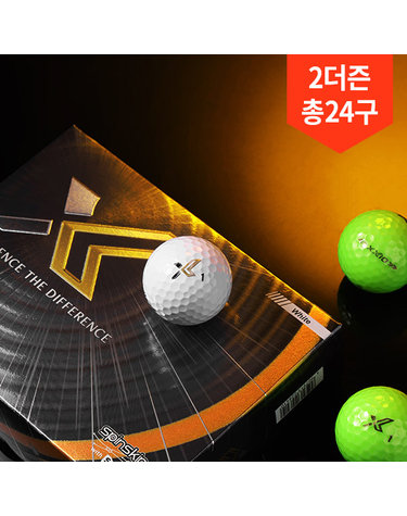 2더즌 24구 / 던롭 젝시오 엑스 3피스 골프공 비거리 고탄도 골프볼