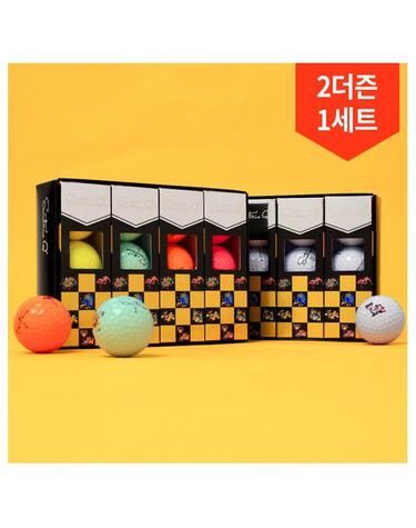 쇼핑백증정/2더즌 총 24구 세인트나인 Q 플러스 고반발 3피스 골프공