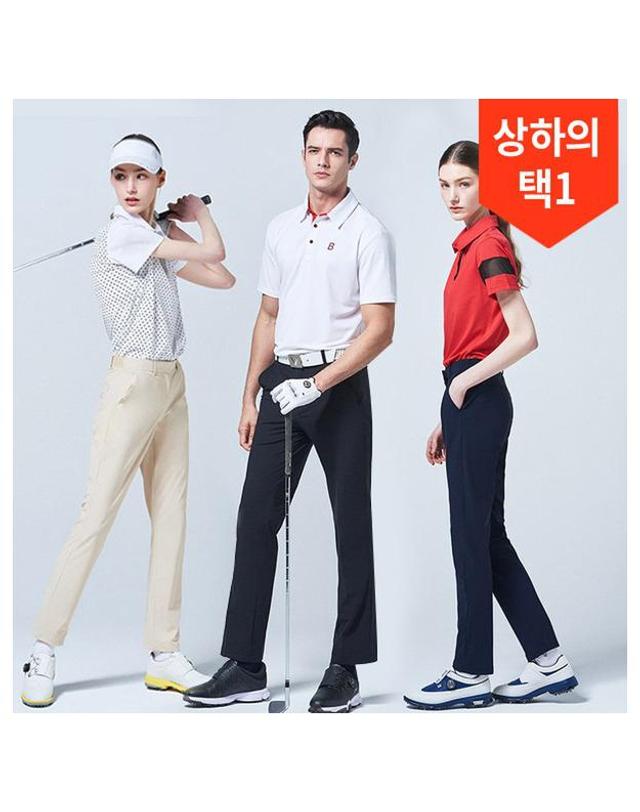 메이저월드 블랙캣츠 골프 아이스 퍼펙트 코디 남성 여성 상하의 택1 착용컷