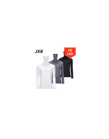 2장/ JXR 발란스 스킨 사계절 귀걸이 마스크 일체형 스포츠 이너웨어 기능성 티셔츠 언더레이어