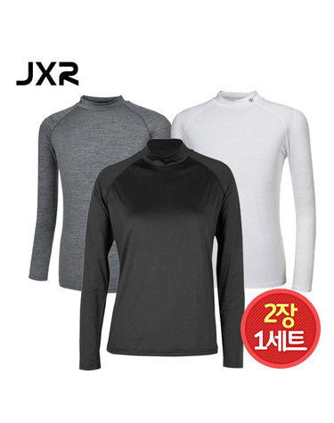 2장 1세트/JXR 사계절 발란스 스킨 남성 여성 기능성 이너웨어 UV차단 흡한속건 티셔츠 상의