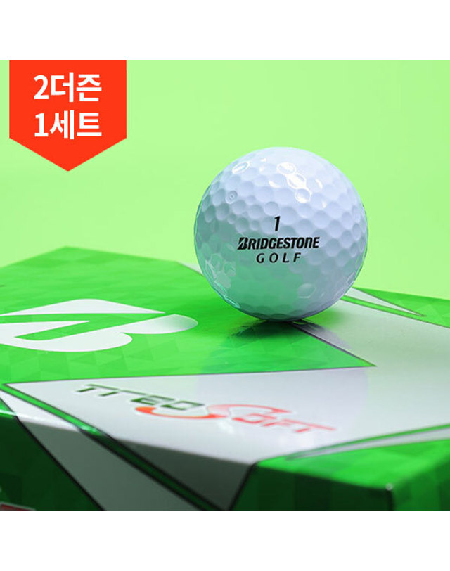 메이저월드 2박스 총24구/2023 브리지스톤 NEW 트레오 소프트 골프공 착용컷
