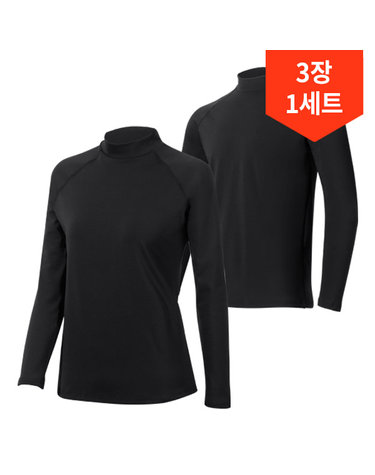 3장/ 리카타 네로히터 방한 남성 여성 상의 스포츠 골프 기능성 이너웨어 C23303