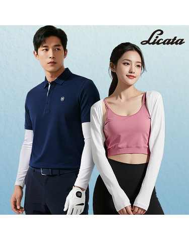 리카타 에어사이클 매쉬 볼레로 스포츠 이너웨어 골프 러닝 기능성 이너 상의 C23101