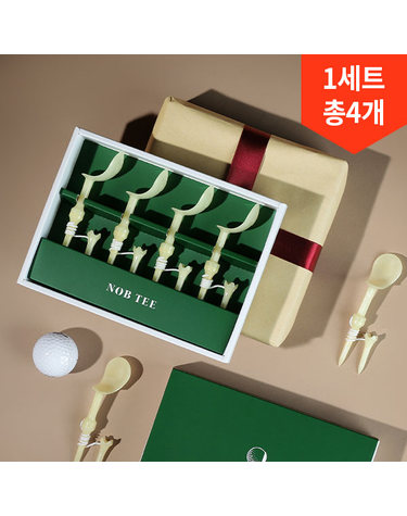 리카타 NEW 노비티 2.0 비거리 방향성 개선 마그네틱 골프티꽂이 롱티 기프트세트