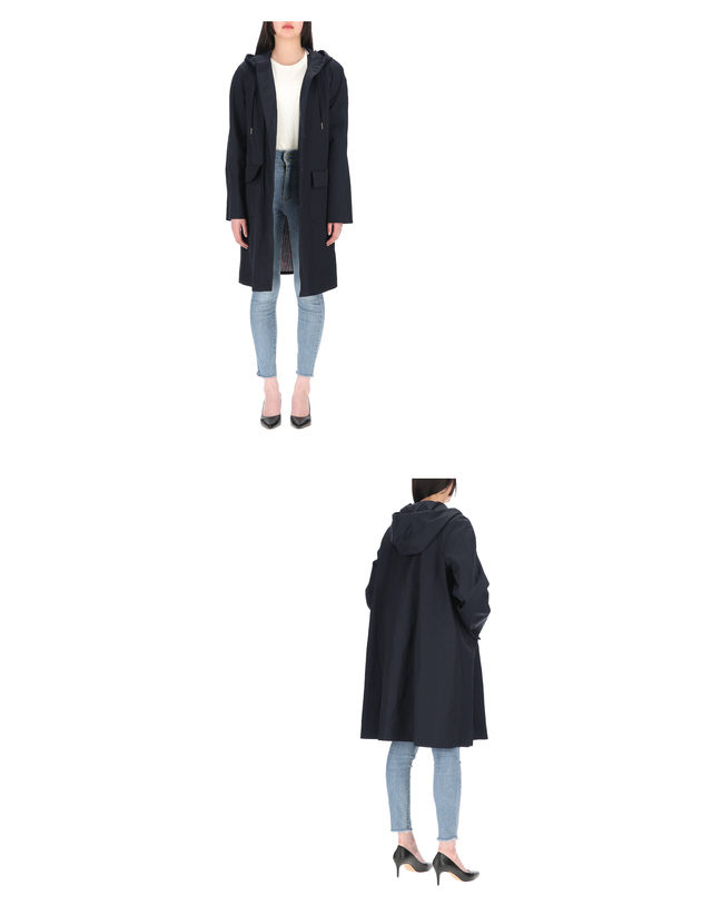 톰브라운 톰브라운 나일론 테크 FOC770A F0185 415 여성 후드 자켓 착용컷