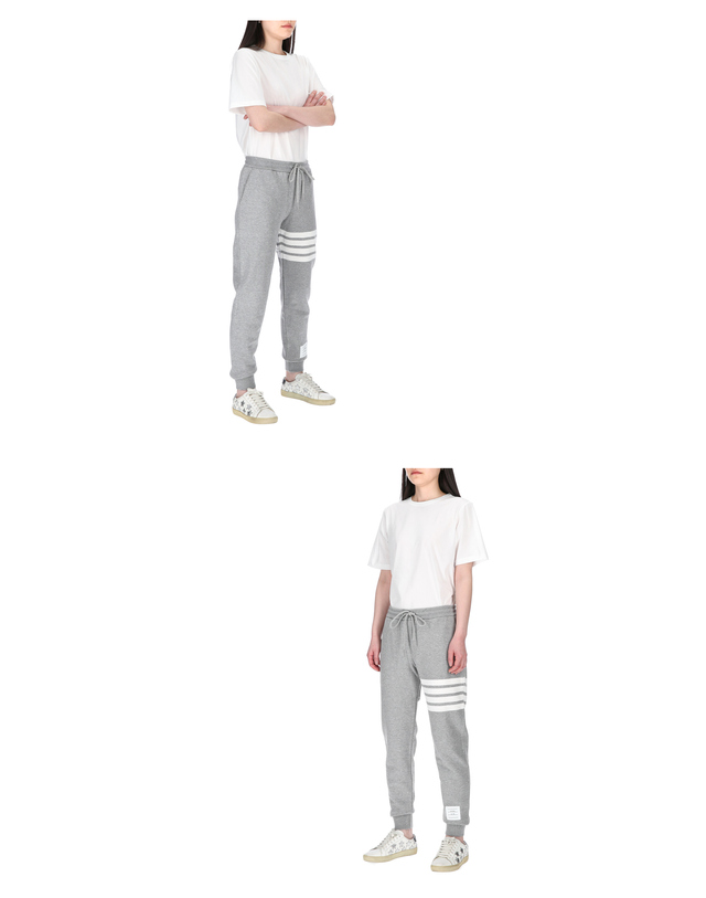 톰브라운 톰브라운 사선 FJQ001A 00535 055 여성 트레이닝 팬츠 착용컷