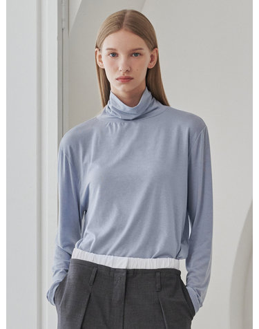 Loose Pola T-Shirts - Light Blue