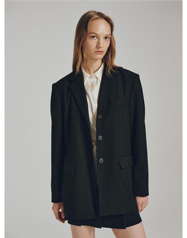 울 테일러 자켓 - 블랙 / Wool Tailor Jacket - Black