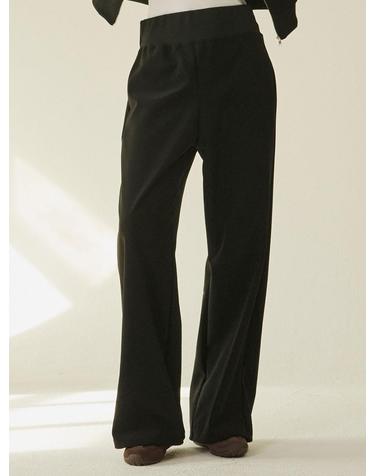 스트레치 져지 팬츠 - 블랙/ Stretch Jersey Pants - Black