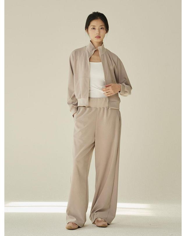 누브 스트레치 져지 팬츠 - 베이지/ Stretch Jersey Pants - Beige 착용컷