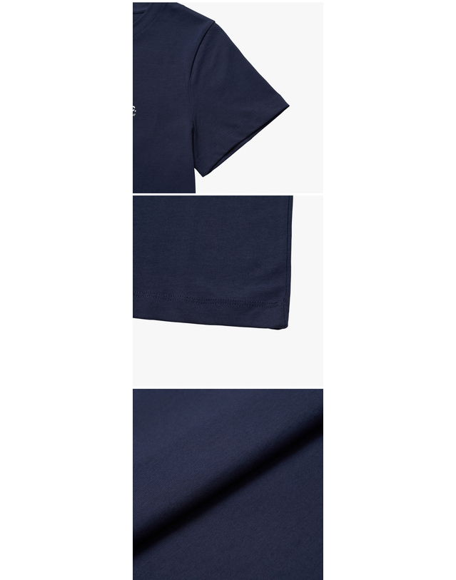 아페쎄 아페쎄 COFBT F26012 IAK DARK NAVY ITEM 아이템 여성 반팔티 착용컷