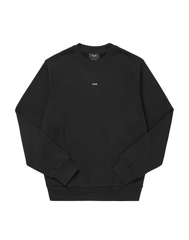아페쎄 COHBX H27910 TZC NOIR/BLANC 마이크로 로고 박시 남성 맨투맨
