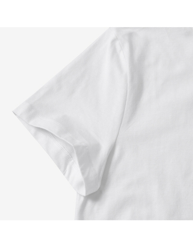 아페쎄 아페쎄 COHBO M26404 TAG WHITE/BLACK ITEM 아이템 스탠다드 그랜드 공용 반팔티 착용컷
