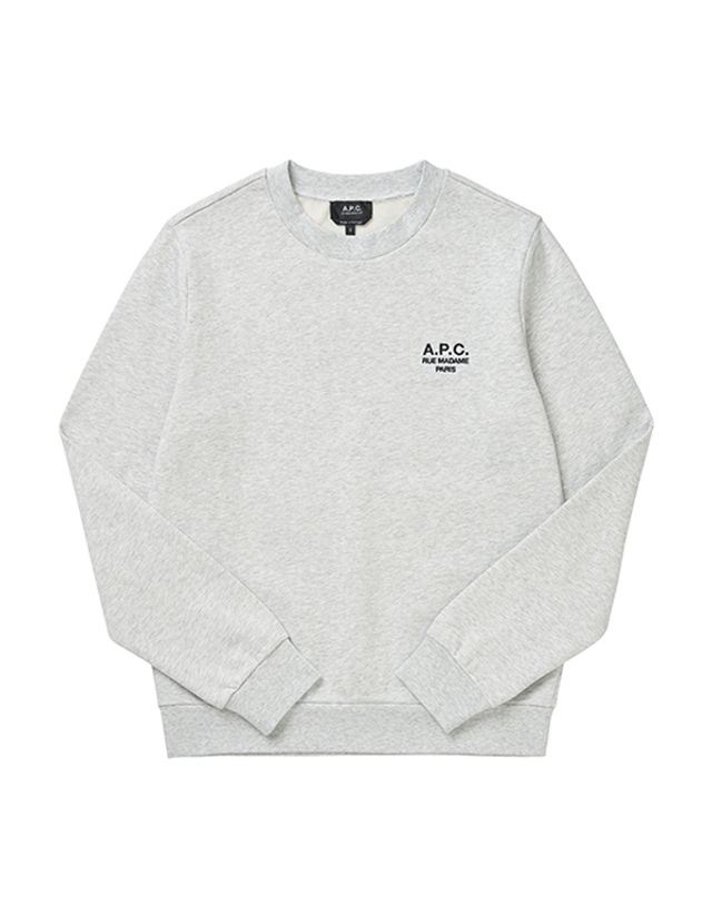 아페쎄 아페쎄 COHBV M27913 TPN GRIS CHINE/NOIR RUE MADAME 마담 스탠다드 공용 맨투맨 착용컷