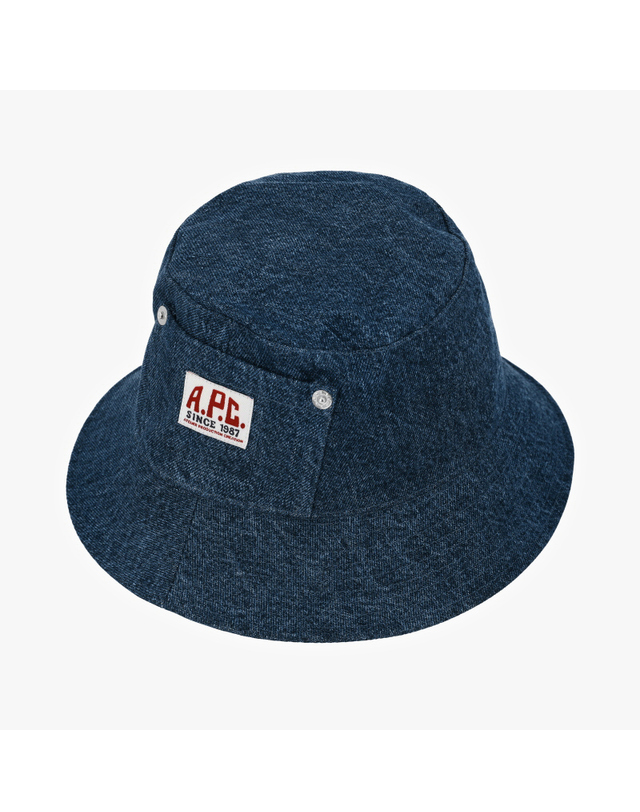 아페쎄 아페쎄 COHTD M24150 IAL WASHED INDIGO BOB THAIS 밥 타이스 스톤워시 인디고 버킷햇 착용컷