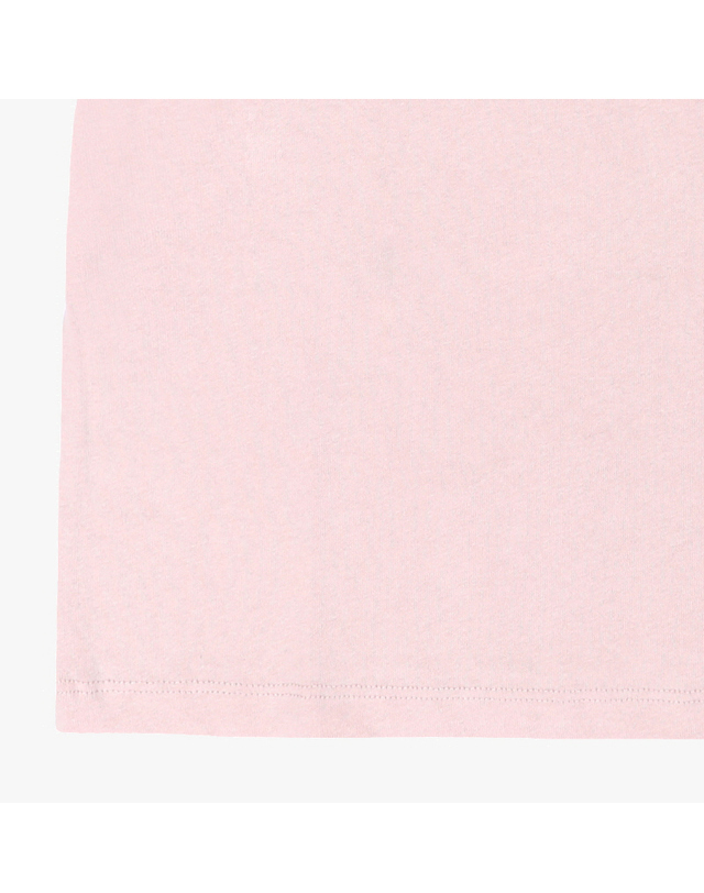 아페쎄 아페쎄 COHBQ F26390 FLG ROSE POUDRE/BORDEAUX VPC 박시 쁘띠 크롭 여성 반팔티 착용컷