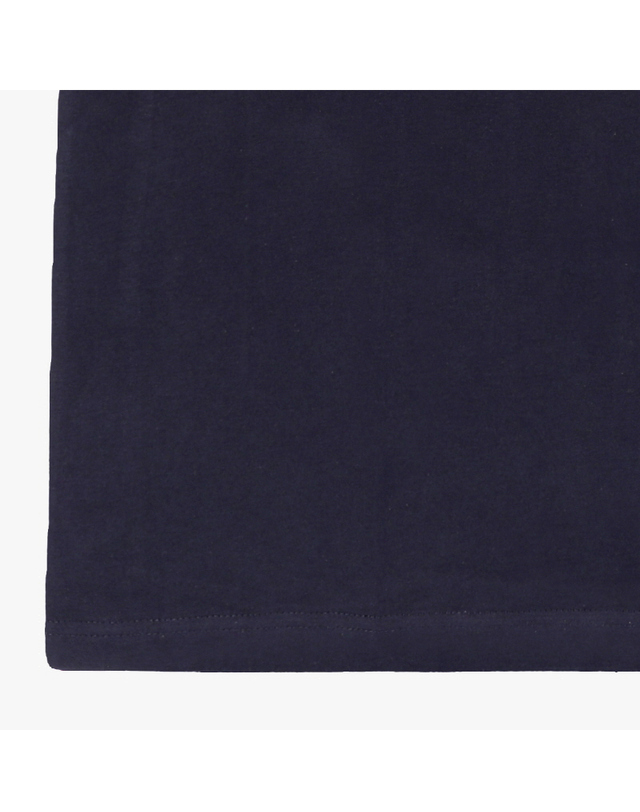 아페쎄 아페쎄 COBQX M26485 IAK DARK NAVY PLATINE 플라틴 턴테이블 공용 반팔티 착용컷