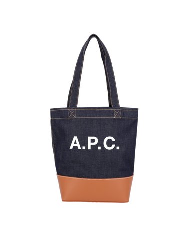 아페쎄 COHLO M61568 CAF CARAMEL AXELLE 악셀 데님 스몰 토트백