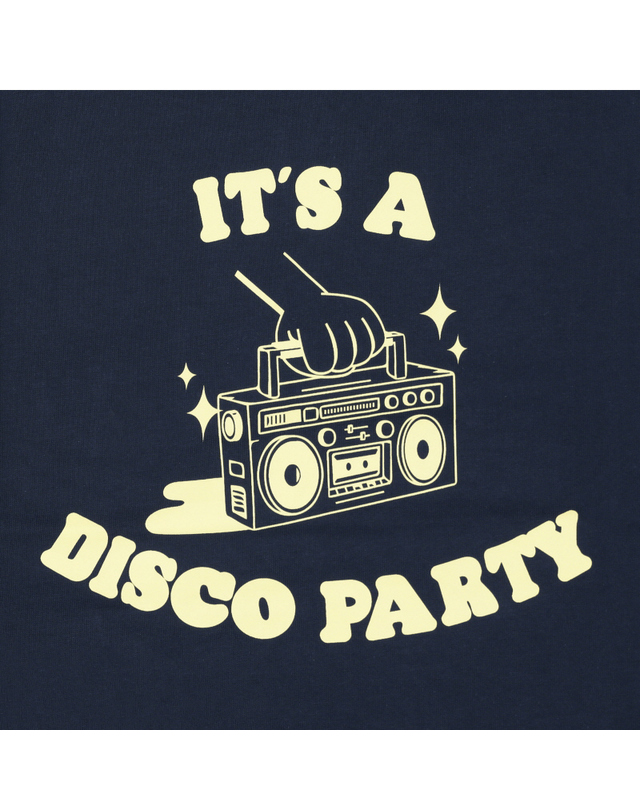 아페쎄 아페쎄 COHGS M26530 IAK DARK NAVY DISCO 디스코 남성 반팔티 착용컷