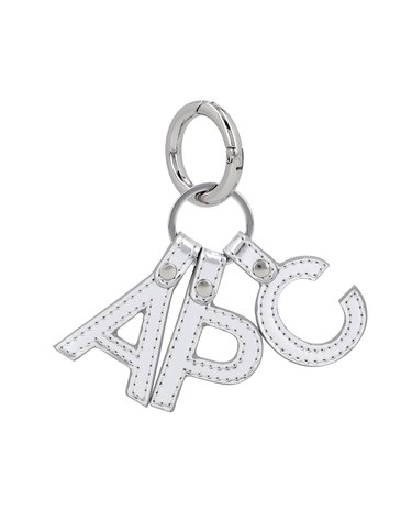 아페쎄 APC 키링 키홀더 로고 레터 PUACB F63656 RAB