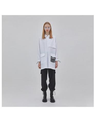G.I crease over shirt WHITE