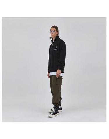 G.I game scores anorak sweatshirt BLACK