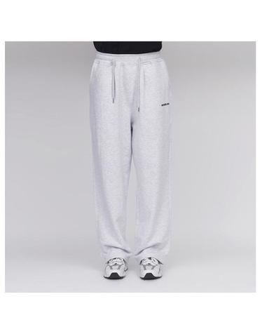 G.I symbol logo wide trousers GRAY