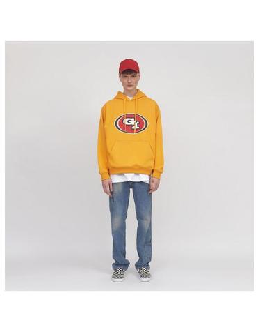 G.I retro image hoodie YELLOW