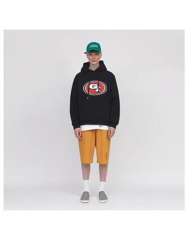 G.I retro image hoodie BLACK