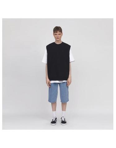G.I sleeveless sweatshirt BLACK