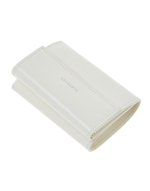 질샌더 [질샌더] 여성 로고 플랩 반지갑 JSPU840021 WUS69159N 101 (스크래치) 착용컷