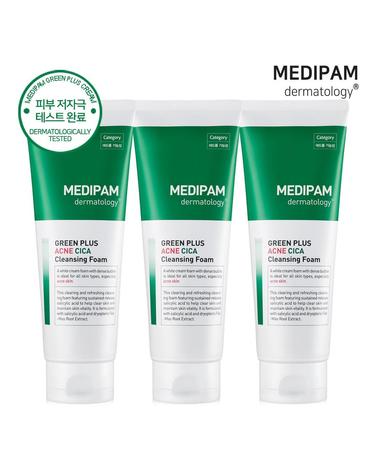 아크네 시카 클렌징폼 220ml x 3개 / 대용량 피부 저자극 테스트 완료