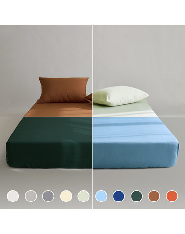 먼지없는 알러지케어 높은 34cm 침대 매트리스커버 S/SS Q K LK 10colors