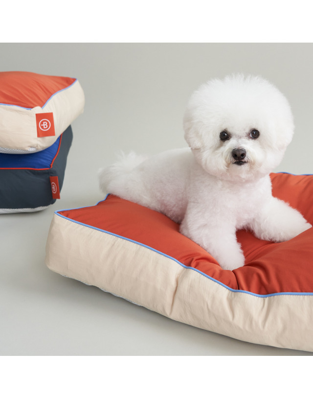 보웰 뜯김없는 알러지케어 방수 강아지방석 고양이 애견방석 쿠션 (솜포함) 착용컷