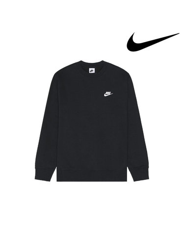 [NIKE] 나이키 스포츠웨어 클럽 플리스 크루 맨투맨 남녀공용 BV2663 BLACK