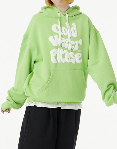 Cold Water Plz 오버 후드_올리브그린