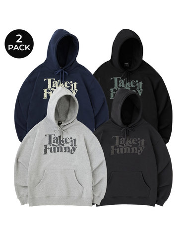 [2PACK] Take It Funny 오버 후드 (4COLOR)