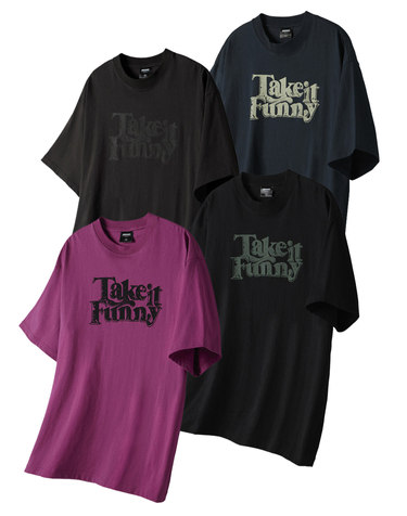 Take It Funny Vintage 오버 반팔 (4COLOR)