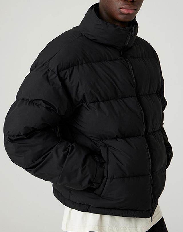 어반에이지 어반에이지 베이직 2WAY 숏 패딩 (3COLOR) 착용컷