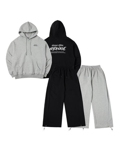 [SET] DESIGN STUDIO 후드 벌룬핏 트레이닝 셋업
