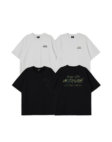 [2PACK] DESIGN STUDIO 로고 오버핏 반팔_4color