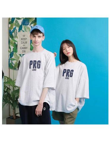PRG프린팅 반팔티_백메란지