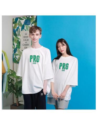 PRG프린팅 반팔티_화이트