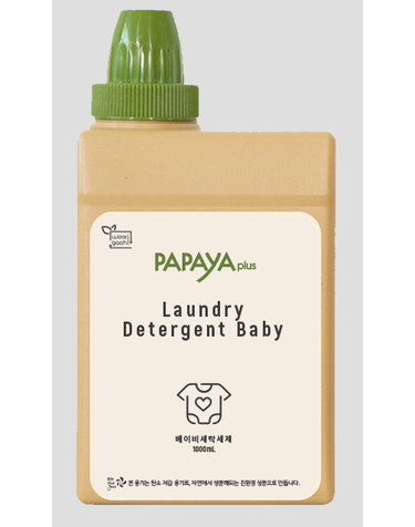 파파야플러스 친환경 유아세탁세제 1000ml_ECO패키지