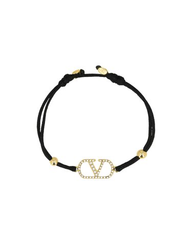 발렌티노 7W2J0X85 RLV EDM (J0X85 RLV EDM) 가라바니 V로고 코튼 팔찌
