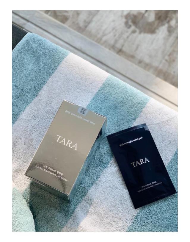 타라 바하 오버나잇 벨벳필 착용컷