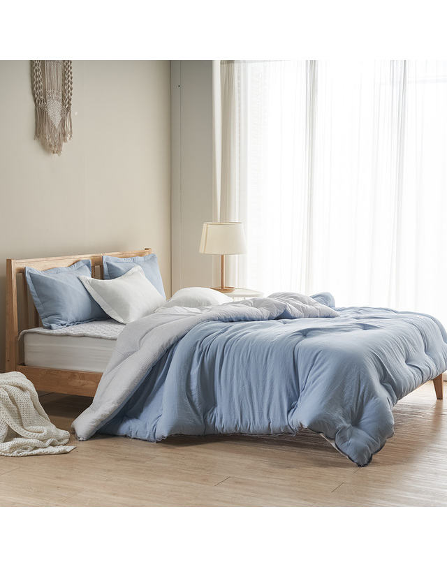 리빙몬 블렌드 세미워싱 사계절 침구세트 Q 착용컷