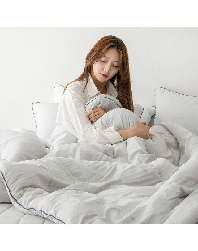 리빙몬 모던에어 텐셀 모달 침구세트 Q 착용컷